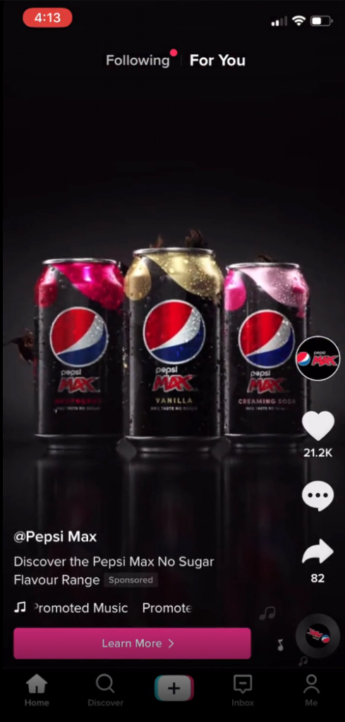 tiktok ad example