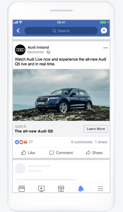 facebook ad example 1